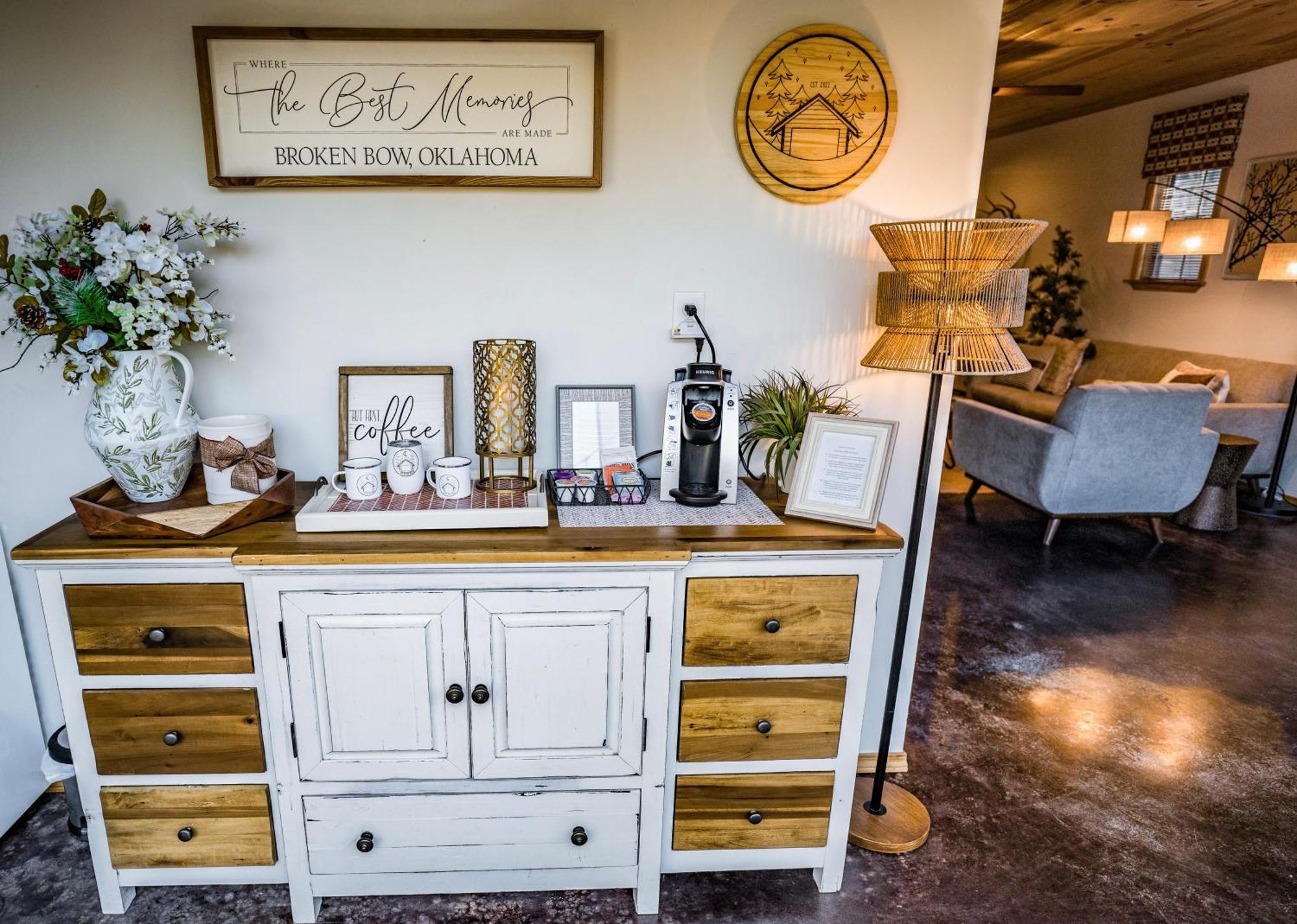 Coppermoon Cabin Broken Bow Bagian luar foto